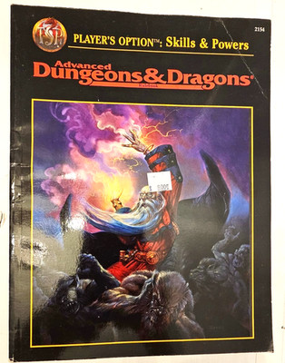 Advanced Dungeons & Dragons Player's Option: Skills & Powers TSR 2154
