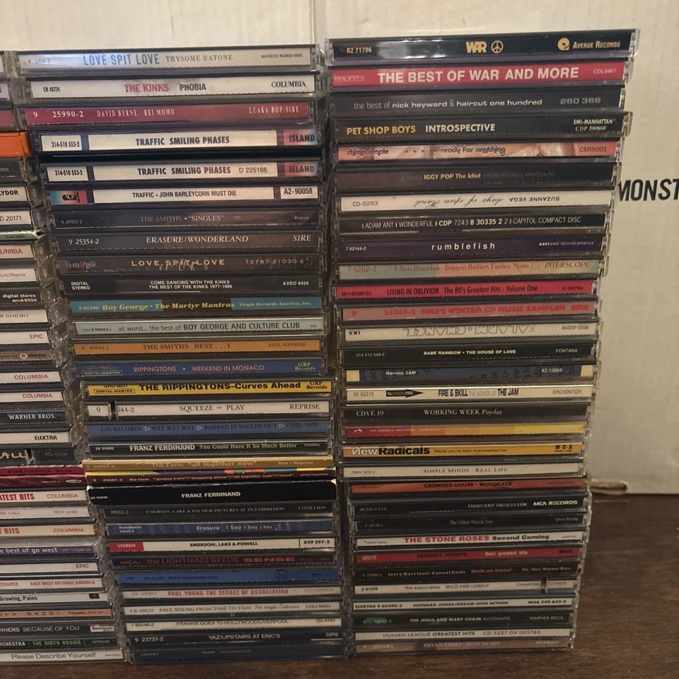 Rock 93 CD Lot Post-punk New Wave Goth Alternative Clash/Traffic See Pics Read - Image 3 of 4