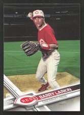 2017 Topps Update Barry Larkin Legend Image Photo Variation #US205b Card