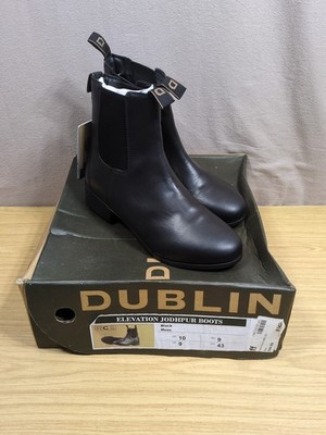 NEU UND VERPACKT Dublin Elevation Jodphur Stiefel   Herren UK 9, schwarz *kostenloser Versand*