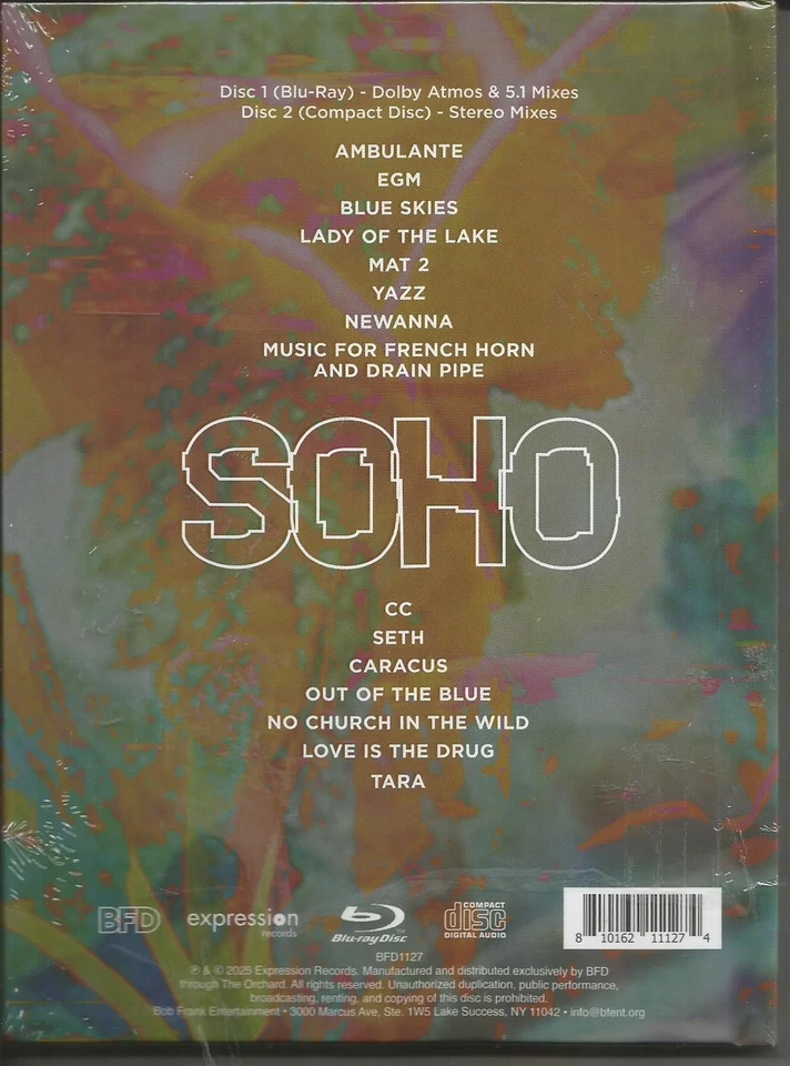 Phil Manzanera & Andy Mackay: AM PM Soho Live (Mediabook) Blu-ray & CD Neu! - Bild 2 von 2