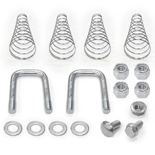 1900-2-1600 Replacement Safety Chain U-Bolt Kit Fit for Gooseneck Hitchb