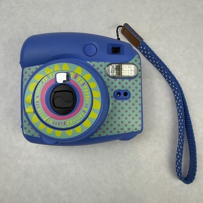 Fujifilm Instamax Mini 9 Instant Film Camera Ice Blue Untested w/Film *See Video