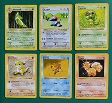 Base Set Shadowless Non Holo Bundle Pokemon Cards 1999 WOTC Pokémon TCG x6