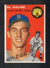 1954 Topps #201 Al Kaline Rookie Card - EX-MT Condition - Nice card!. rookie card picture