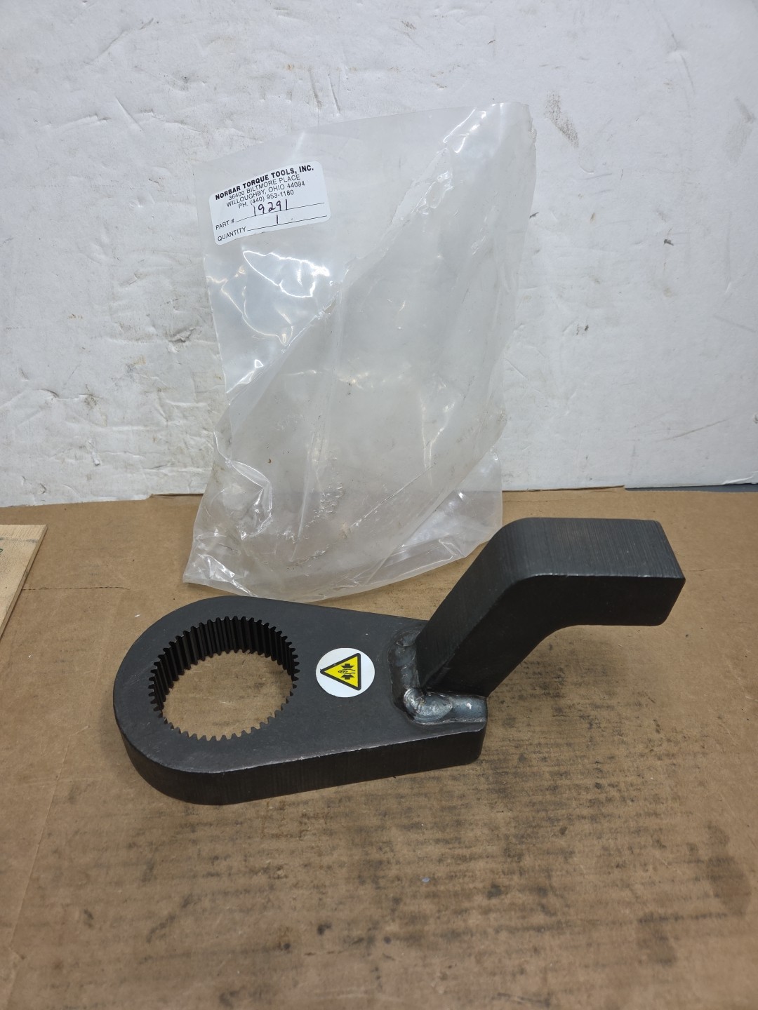 New Norbar 19291 Splined Reaction (Steel) for ET/HT/PTM-92, Max Torque 4000 N.m