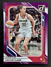 Caitlin Clark Purple Shimmer /499 2026 WNBA Donruss #22 Indiana Fever
