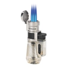 Vertigo by Lotus Cyclone Triple Torch Cigar Lighter Clear 1 Pack