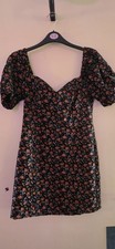 Womens Urban Outfitters Size smal A-Line Dress Multicoloured Floral Short Casual