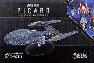 STAR TREK PICARD EAGLEMOSS RAUMSCHIFF COLLECTION AUSGABE USS TOUSSAINT NCC-87111