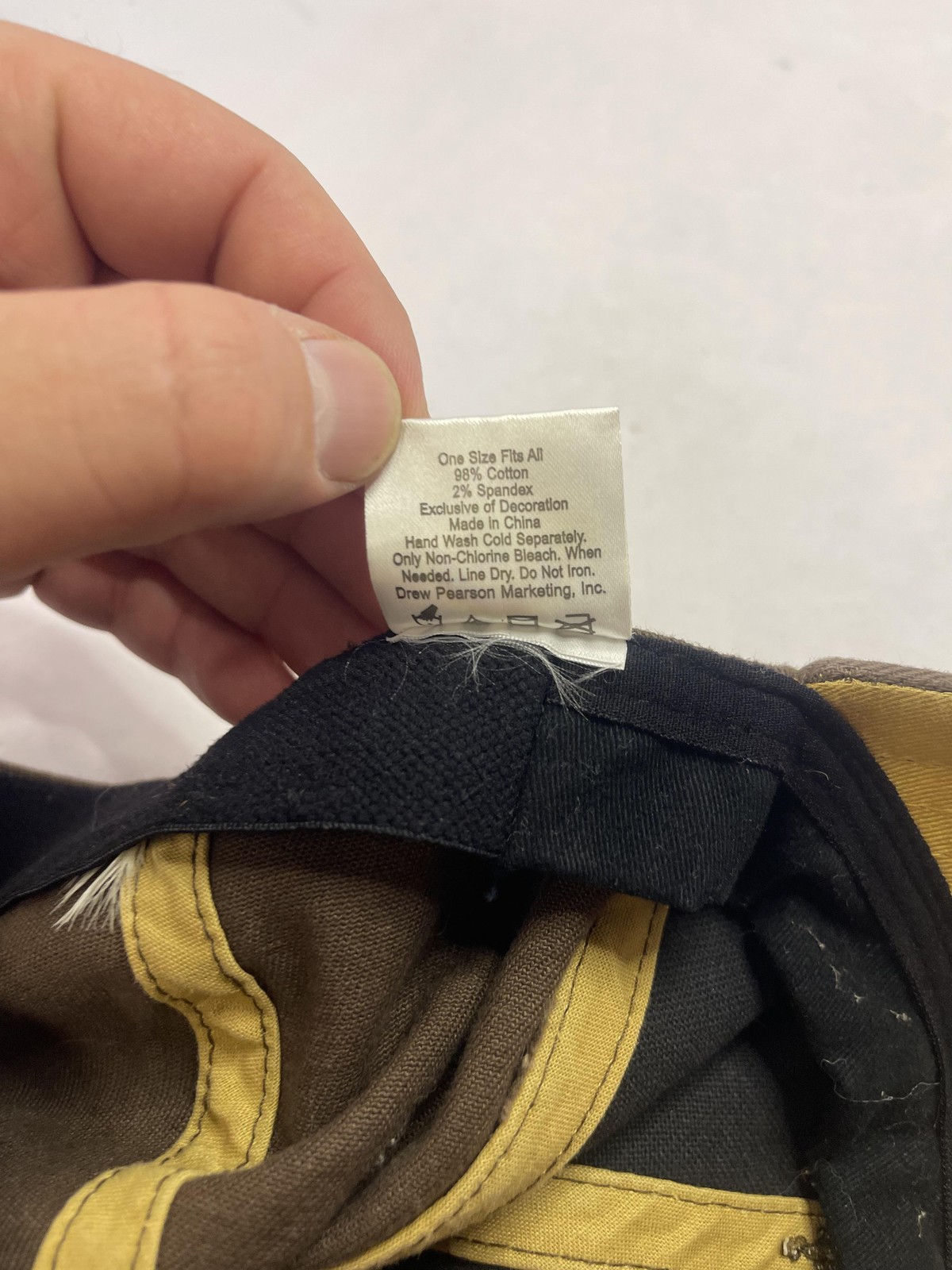 Budweiser Hat Cap Strap Back Brown Distressed Emb… - image 6