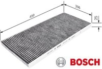 Bosch 1987431194 Filter FüR Innenraumluft Innenraumfilter Filter