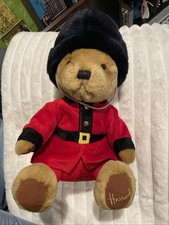 Harrods Teddy Bear 13” Guardsman Knightsbridge Soft Toy Collection With Tag