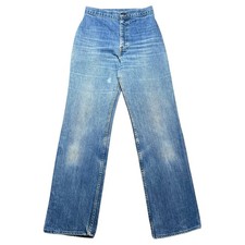 Vintage 1970s Levi  s Orange Tab Straight Leg High Waisted Denim Jeans 26 x 30.5