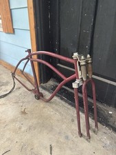 Firestone Super Cruiser Frame, Forks & Headbadge - Tank Bike- Monark