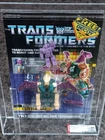 G1 1987 HASBRO TRANSFORMERS SERIES 4 CUTTHROAT AFA 85 TERRORCON W / DECOY MOSC