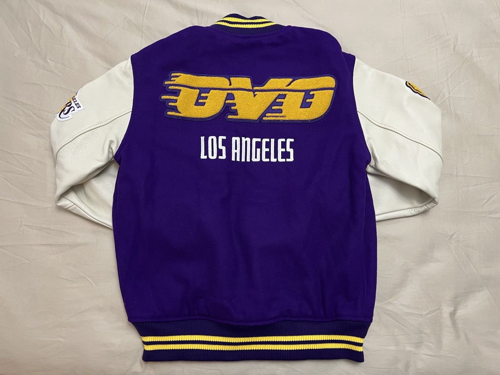 OVO x NBA Los Angeles Lakers Varsity Jacket FW23 - Small - Brand New with Tags image 2