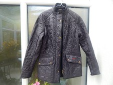 ladies barbour quilted jacket size 12