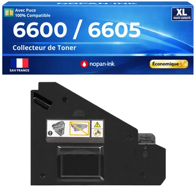 Bac récupérateur compatible pour Xerox 108R01124 6600 6605 - Photo 1/4