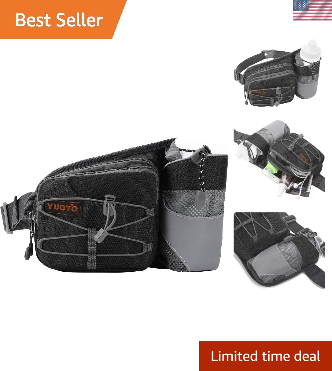 Holder For Running Walking Hiking Fanny Pack Hyd...