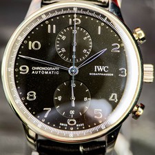 2020 IWC Portugieser Chronograph 41mm Black Steel | IW371609 | Full Set 7