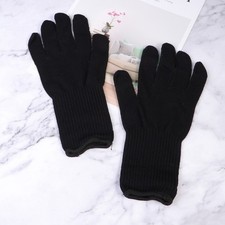 2 Pairs Heat Resistant Gloves for Hair Styling Cotton Straightener Curler