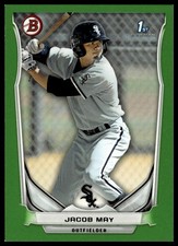 2014 Bowman #BP3 Jacob May Prospects Green #/199