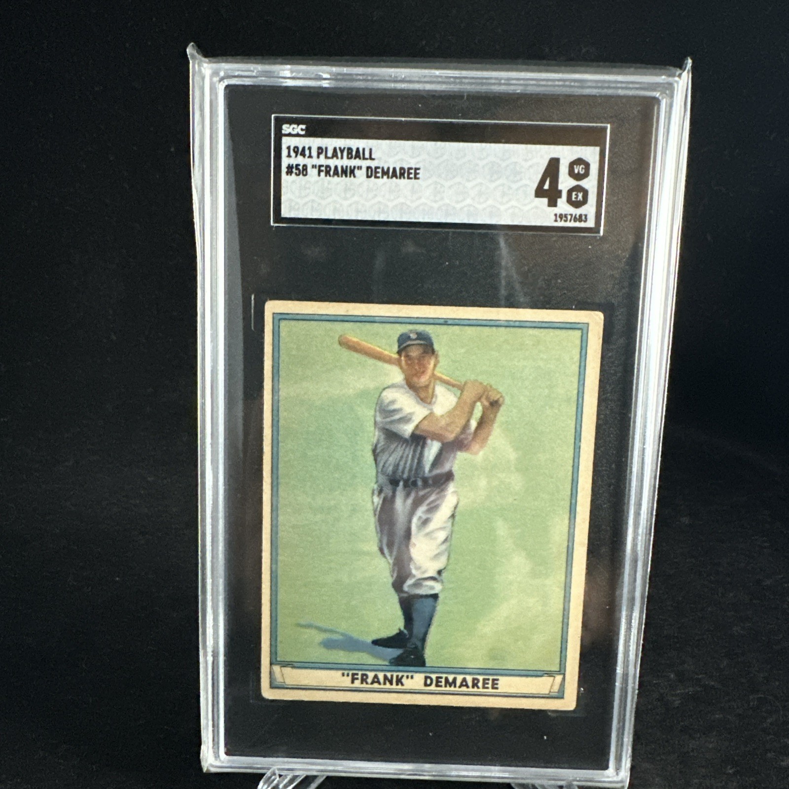 1941 Play Ball Frank Demaree SGC 4 #58