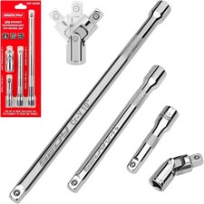 4-Piece 3/8 Drive Socket Extension Bar Set, P...