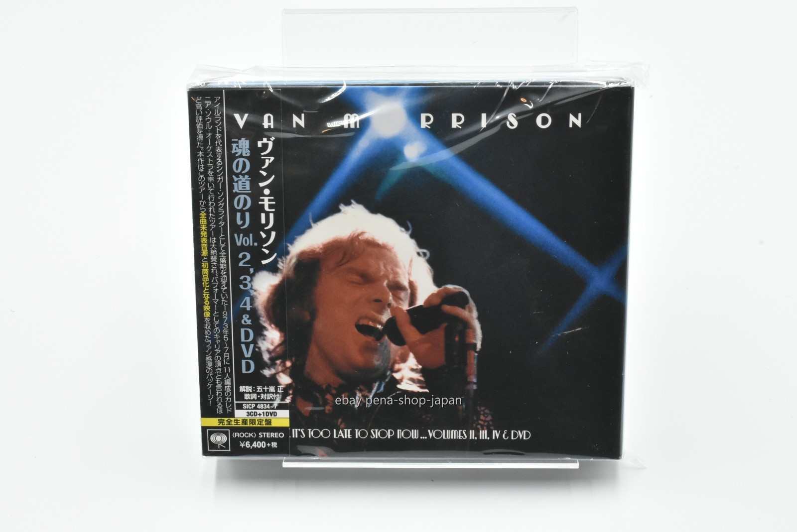 VAN MORRISON-IT'S TOO LATE TO STOP NOW VOL.2,3,4 -JAPAN 3CD+DVD