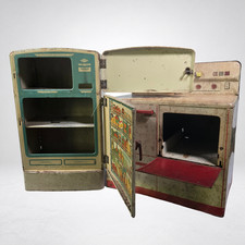 Wolverine Supply Mfg. Co. Vtg Toy Stove Refridgerator Restoration Project