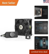 High Airflow 120mm Muffin Fan for Wood Stove & Fireplace Cooling Projects