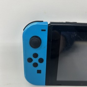 Nintendo Switch v1 Console/Dock/Charger w/Red & Blue Joy-cons As-is PLZ READ