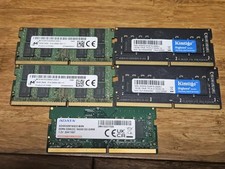Lot Of 5 16gb DDR4 Laptop Ram Various Speeds/brands