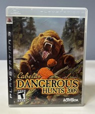 Cabela's Dangerous Hunts 2009 (Sony PlayStation 3, PS3, 2008) Complete, Manual