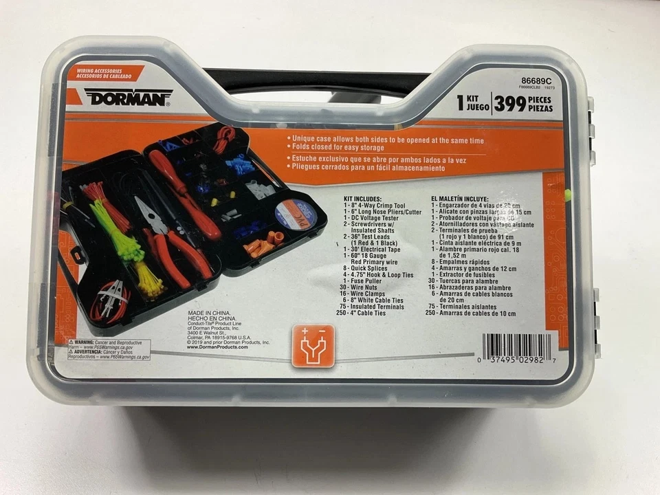 Dorman 86689C 399 Pc Automotive Electrical Connectors Pin & Tools Repair Set Kit - Image 4 of 4