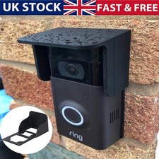 Rain Cover for Ring Doorbell– Rain & Sun Shield Hood – Fits Gen 1, Gen 2, Gen 3