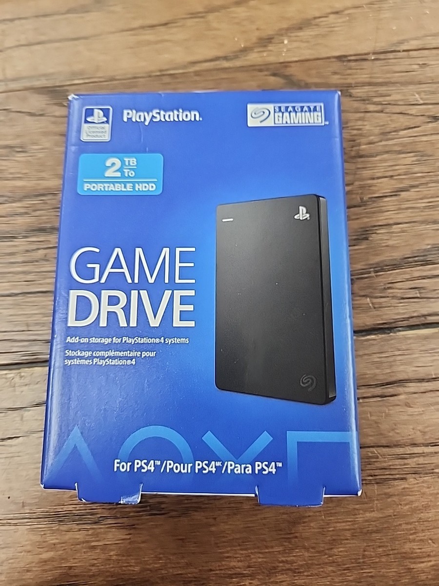 新品未使用 PlayStation Seagate Game Drive 2tb NEW SEAGATE PLAYSTATION 2TB EXTERNAL GAME DRIVE USB With
