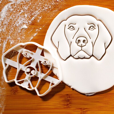 Vizsla Gesicht Ausstecher - Backen Ungarischer Zeiger Hund Leckerli Haustier Geburtstag Party