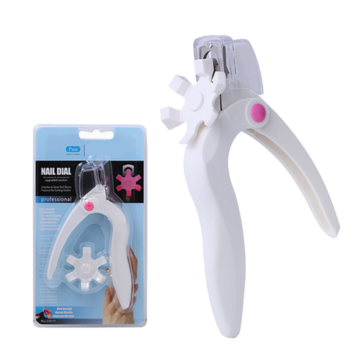 White False Nail Tip Cutter Clipper Nails Edge Trimmers Salon Manicure Tool UK - Picture 2 of 4