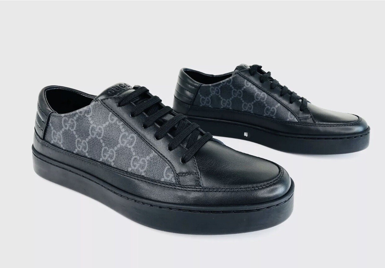 gucci black men's sneakers