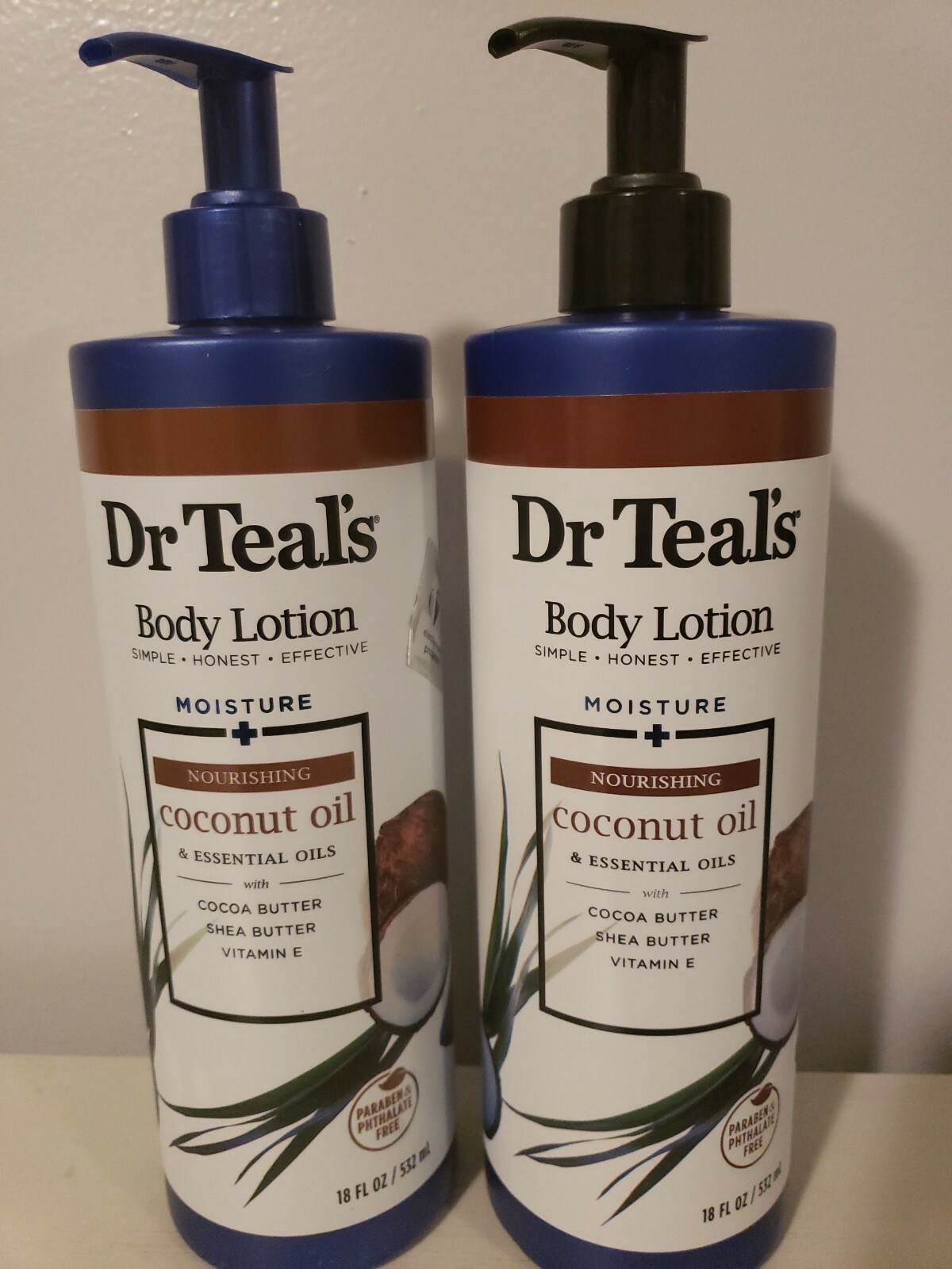 Dr Teal's 18 Oz Moisture Nourishing Coconut Oil Cocoa Butter Body
