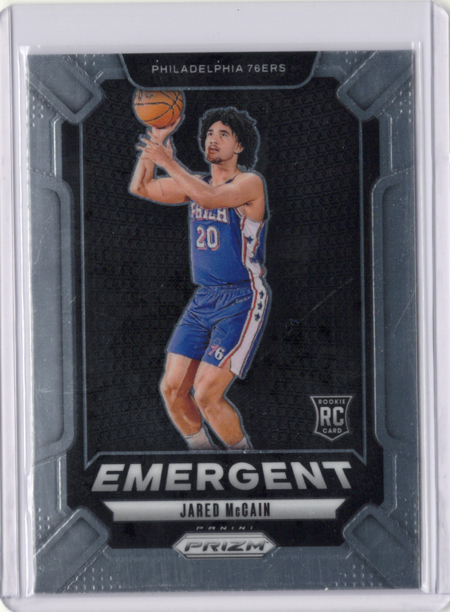JARED MCCAIN 2024 Prizm Emergent (Philadelphia 76ers)