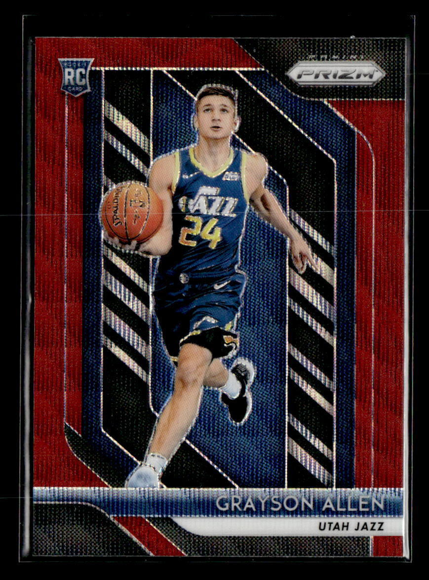 2018-19 Panini Prizm #123 Grayson Allen Prizms Ruby Wave