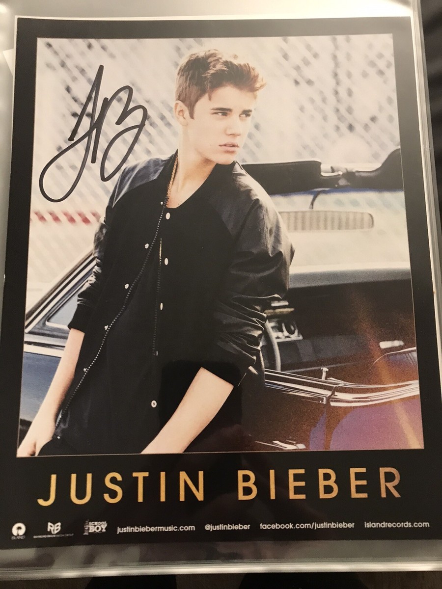 Justin Bieber signed promo autograph 8x10 Photo | eBay Justin Bieber signed promo autograph 8x10 Photo | eBay