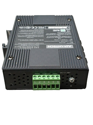 Advantech EKI-2728 8-Port Gigabit Switch Industrial 12-48VDC Unmanaged