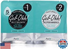 AvryBeauty Gel-Ohh Jelly Spa - Tea Tree and Peppermint,2 Count(Pack of 1)