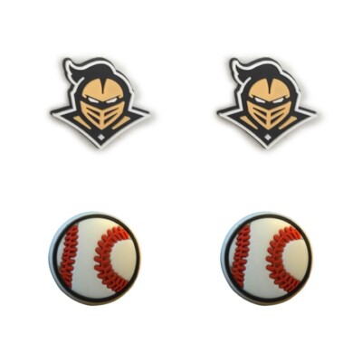 NCAA Central Florida Knights Team For Crocs Shoe Charms Jibbitz - 4 Pieces