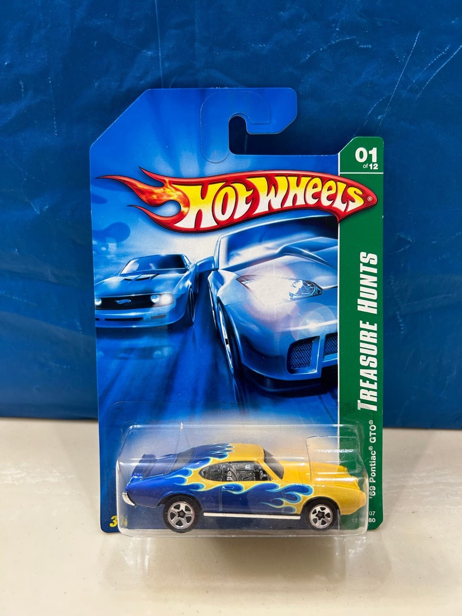 2007 HOT WHEELS 69 PONTIAC GTO TREASURE HUNT LIMITED EDITION # 1