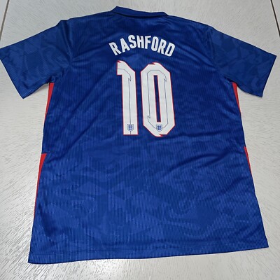 Nike イングランド代表 RASHFORD 10 Nike Dri Fit England Away Rashford 10 Shirt Soccer Blue